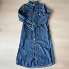 Lee デニムシャツワンピース 長袖
