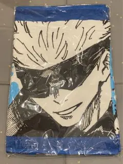 呪術廻戦　ジャンショ　ポジティブタオル　五条悟