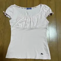バーバリーブルーレーベル 半袖Tシャツ カットソー ブラウス ピンク 38のサムネイル