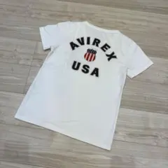 アヴィレックス　レディース　Tシャツ　半袖　ホワイトのサムネイル
