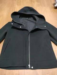 GU コージーメルトンショートフーディコート