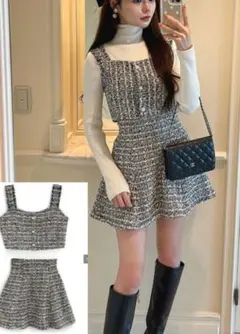 ツイード セットアップ