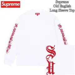 Supreme old english l/s top 長袖　ロンt Supreme Old English L S Top (FW24) - $98