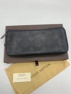 ルイヴィトン モノグラムエクリプス ジッピーウォレット ヴェルティカル 長財布