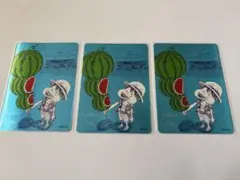 ワンピース カードゲーム スリーブ ルフィ スイカ 3枚セット夏コミ