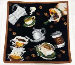フェイラー FEILER 　コーヒーブレイク　ハンカチ【B品】ブラック