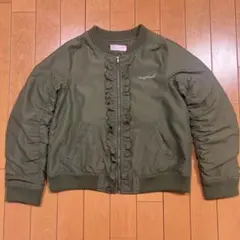 mezzo pianoメゾピアノ　カーキジャンパー140