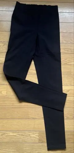 【中古品】JOSEPHブラック スキニーパンツ ウエストゴム　サイズ36