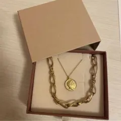 Herlipto Layered Chain Necklace ネックレス