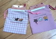 ディズニーマリー　巾着　2柄セット