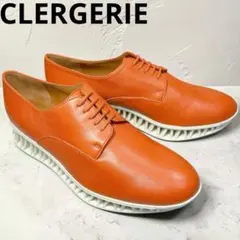クレジュリー ラムスキン羊革ダービーシューズ オレンジ 38 24～24.5cmのサムネイル