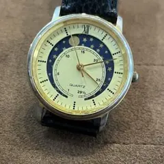 かっこいいメンズ腕時計　ジャンク不動　ハーレーロンダムーブ　ムーンフェイズ