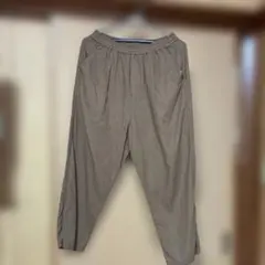 ブラウン カジュアルコクーンパンツMサイズゆったり