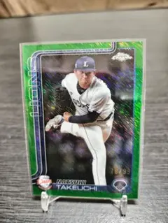 武内夏暉 2025 Topps Crome NPB【99シリ シマー加工】