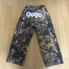 9090 迷彩柄 ワイドパンツ リアルツリー 9090 迷彩柄 ワイドパンツ リアルツリー 9090 迷彩柄 ワイド