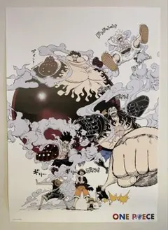 ワンピース A全アートポスター GEAR'sルフィONE PIECE