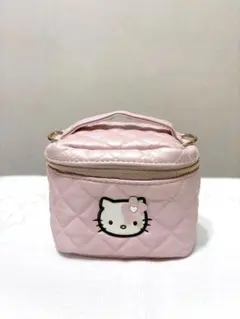 ●新品●ハローキティ キルトバニティショルダー　ピンク
