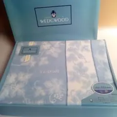 ウェッジウッド WEDGWOOD/綿毛布/未使用品/シミあり