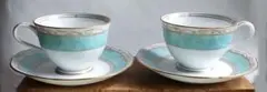 カップ アンド ソーサー ２客：HANAREIKU　ノリタケ