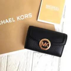 新品 マイケルコース MICHEAL KORS ブラック キーケース