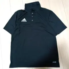 adidas climalite 黒ポロシャツM402番
