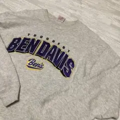 BEN DAVIS（ベンデイビス）カレッジロゴ 刺繍 ロンT スウェットのサムネイル