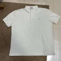 LACOSTE ホワイト ポロシャツ L