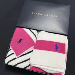 ラルフローレン　ハンドタオル　スポーツタオル　新品　ピンク♡