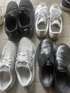 スニーカー、革靴4点セット