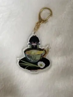 悪魔執事と黒い猫 あくねこ お守りティーカップ　アクリルキーホルダー　バスティン