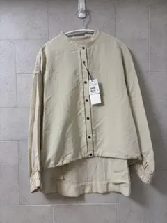 ヤマダヤ VIN トップス ベージュ ボタン付き長袖シャツ◎