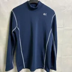 裏ボア 極暖 ネイビー Mサイズ 長袖トップス スポーツ インナー