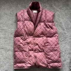 ❤️新品❤️日本製　セリーヌ マカダム柄　羽毛肩当て　ダウンベスト・ダウン肩当て セリーヌ 肩当てダウンベスト CELINE(セリーヌ) ダウンベスト