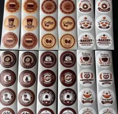 おすそ分け　ロールシール　コーヒー ベーカリー　120枚