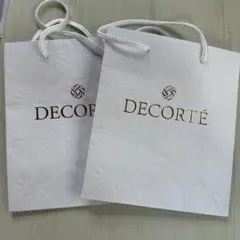 DECORTÉ ショップ袋 2枚セット
