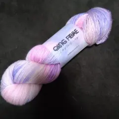 Qing Fibre Fairy Dust 毛糸 ピンク紫 海外毛糸