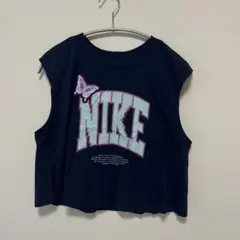 NIKE ノースリーブ Tシャツ レディースM ショート丈