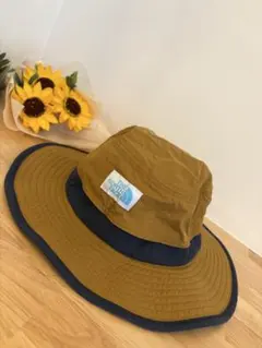 THE NORTH FACE アウトドアハット ブラウン/ネイビー