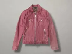 00s archive【VAROSH】本革ラムレザー ライダース ジャケッY2K