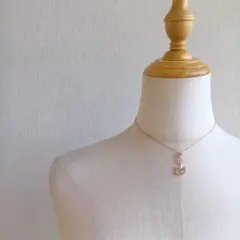 k10ピンクゴールド ハワイアンジュエリーマンタモチーフネックレス 