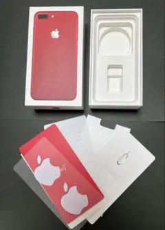 iPhone 7 Plus 128GB RED 空箱 付属品付 希少 アイフォン