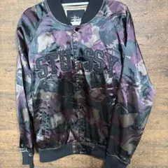 STUSSY ステューシー ナイロンジャケット パーカー 豹柄 レオパード