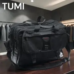 トゥミ 961D3 Vtg. ナパレザー・カメラバッグ/スモールダッフル BK