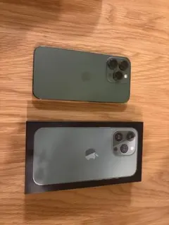 最終値下げ！【iPhone 13 Pro アルパイングリーン 【美品・箱付き】