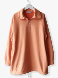 ハーフジップ スウェット