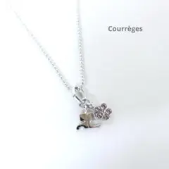 Courrèges クレージュ　小さなロゴ　ネックレス