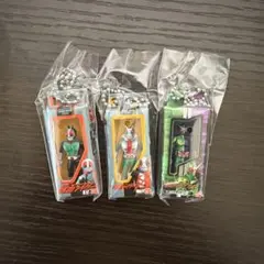 仮面ライダーソフビパッケージチャーム　3個セット(1号・V3・ダブル)