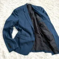 Lucy 良品✨カジュアルジャケット 青緑 ラフ メンズM テーラードジャケット