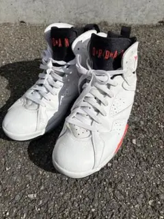エアジョーダン7 レトロ"ホワイト インフラレッド 26.0cm 美品