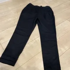 earth music & ecology ブラックカジュアルパンツ